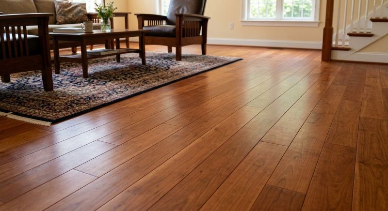 Cherry Floor Installation in Kenmore, WA
