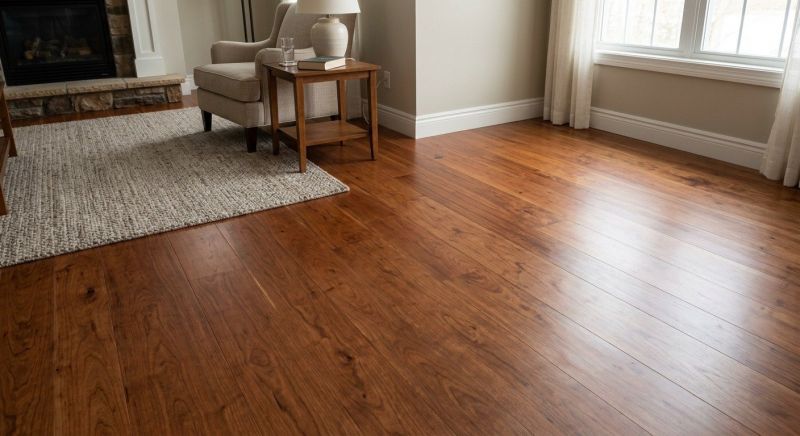 Cherry Floor Installation in Mercer Island, WA