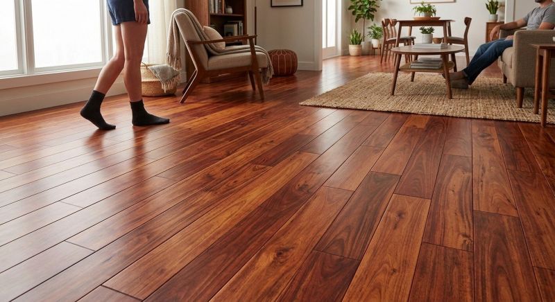Cherry Floor Installation in Sultan, WA