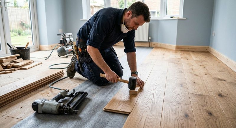 Hardwood Floor Installation in Langley, WA