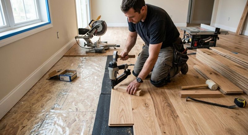 Hardwood Floor Installation in Mercer Island, WA