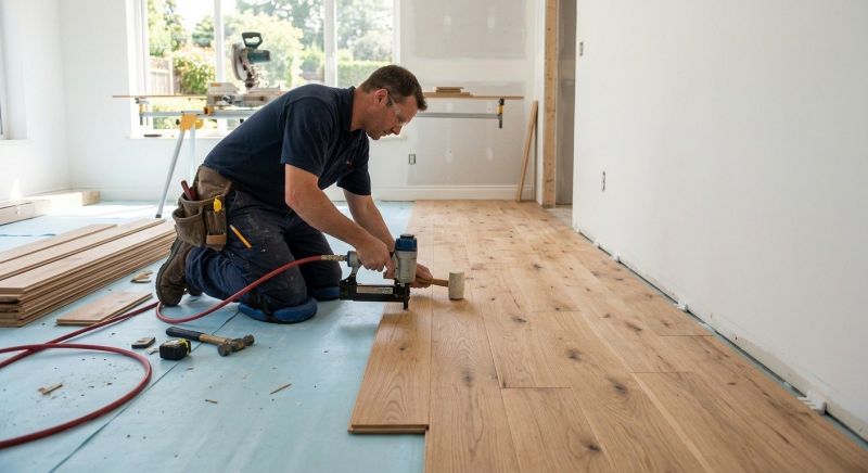 Hardwood Floor Installation in Poulsbo, WA