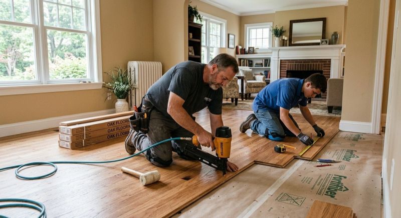 Hardwood Floor Installation in Seattle, WA