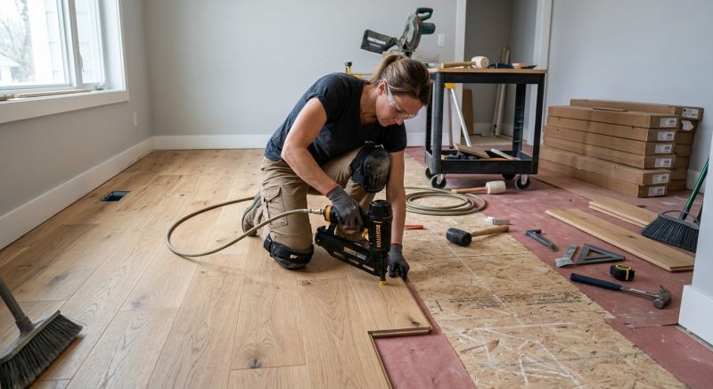 Hardwood Floor Installation in Snohomish, WA