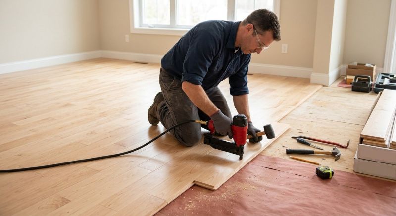 Maple Flooring Installation in Edmonds, WA