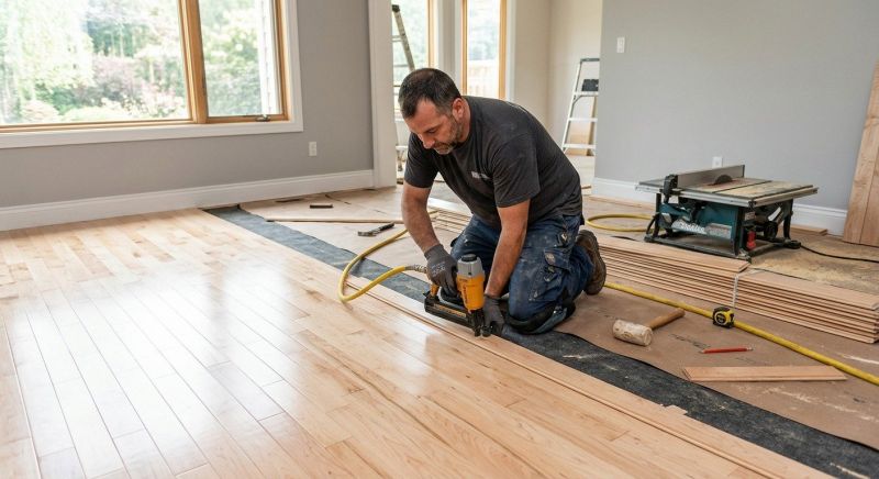Maple Flooring Installation in Kenmore, WA
