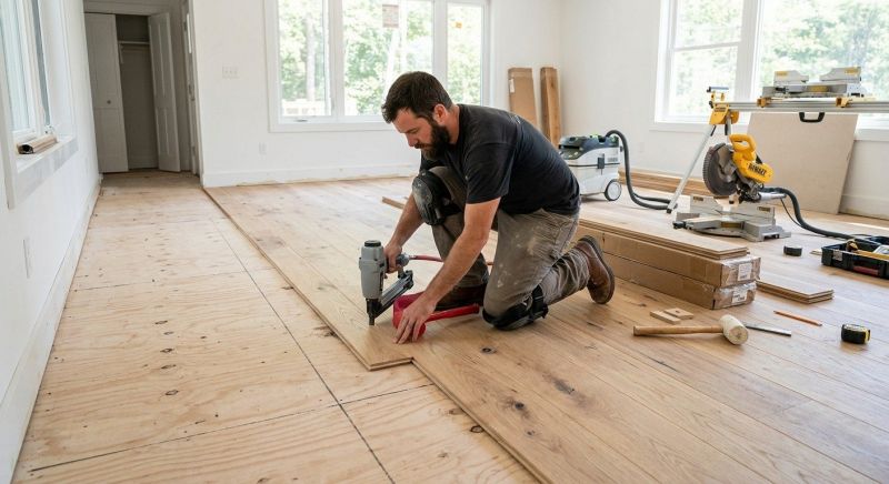 Oak Floor Installation in Lake Stevens, WA