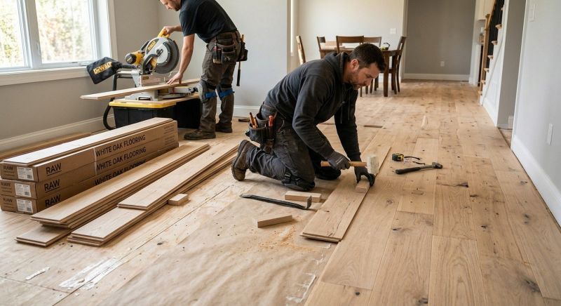 Oak Floor Installation in Marysville, WA
