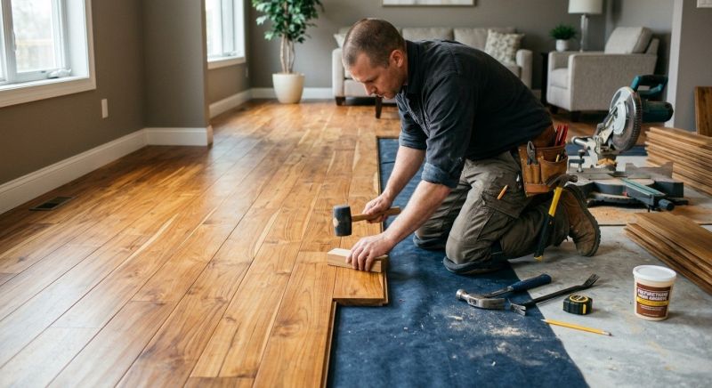Teak Flooring Installation in Bothell, WA