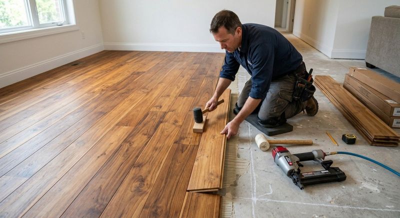 Teak Flooring Installation in Bothell, WA