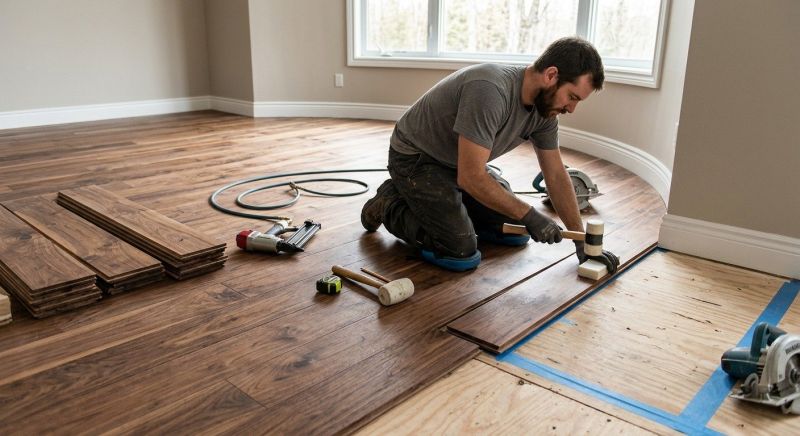 Walnut Flooring Installation in Bothell, WA