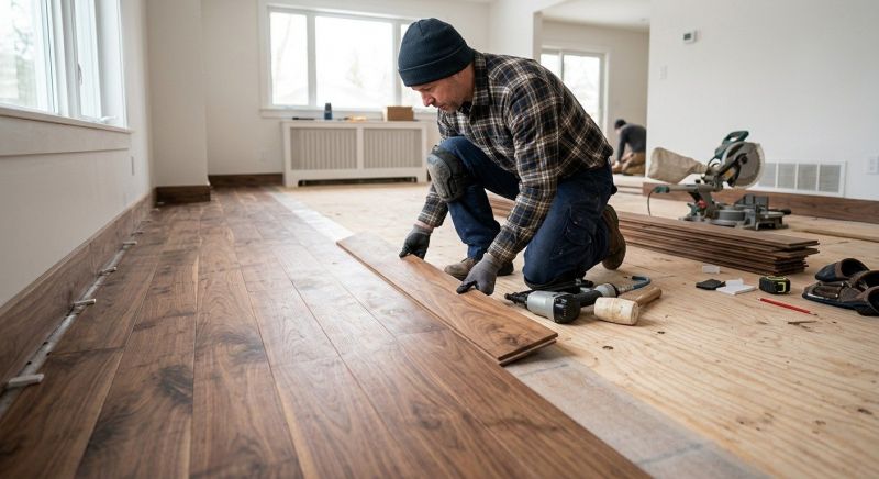 Walnut Flooring Installation in Bothell, WA