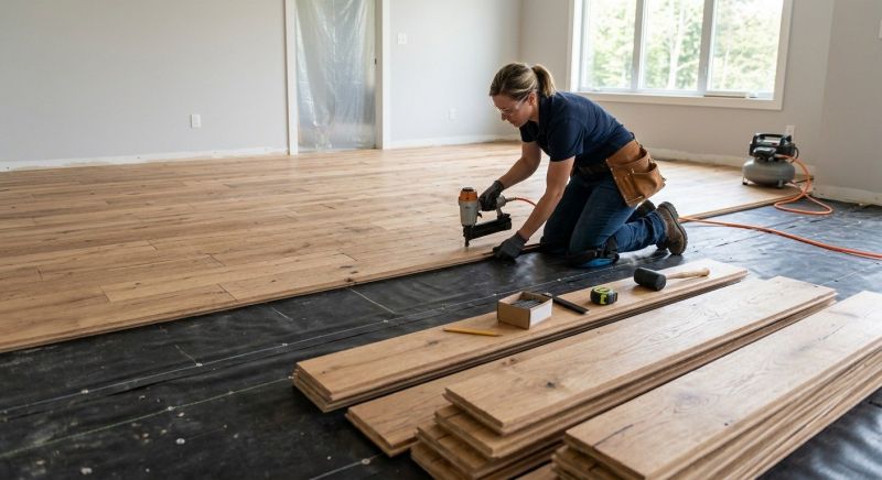 Walnut Flooring Installation in Bothell, WA