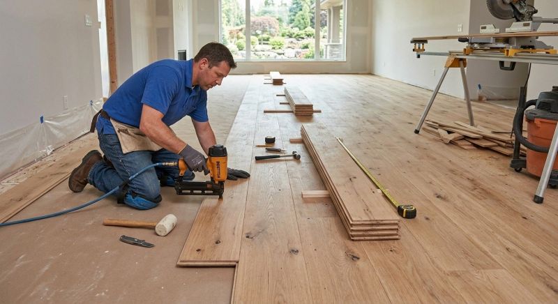 Walnut Flooring Installation in Bothell, WA