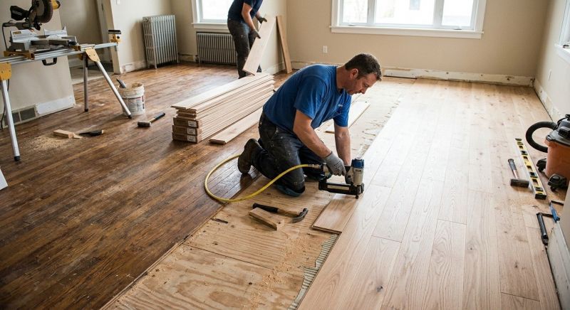 Wood Floor Replacement in Edmonds, WA