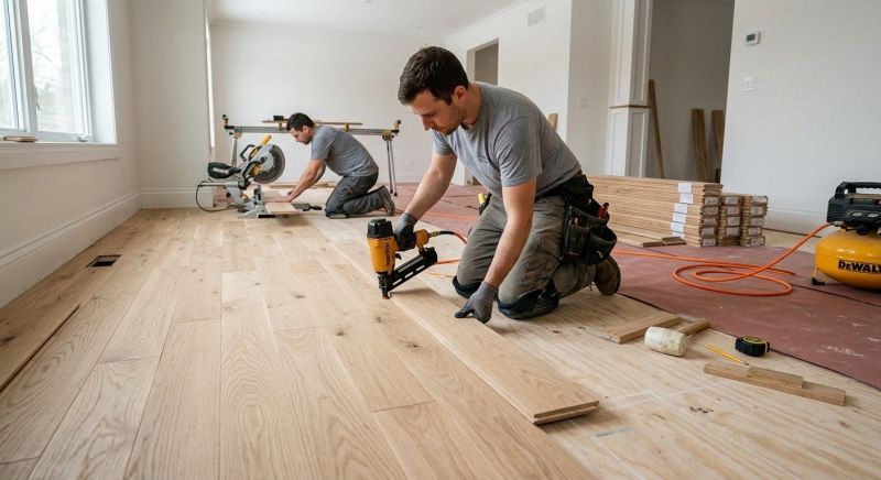 Wood Floor Replacement in Everett, WA